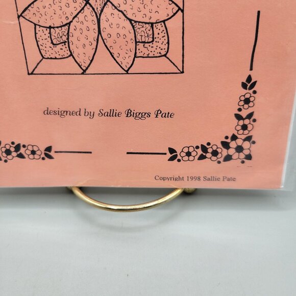 Stained Glass Garden Quilt Block Pattern Sallie Pate - Picture 2 of 4